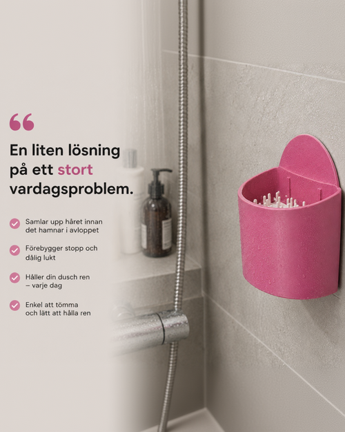 HairCatch™ - Slipp hår i avloppet och på duschväggarna